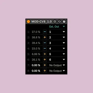 MOD-CV screenshot