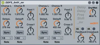 DDFS Delay Delay Frequency Shift screenshot