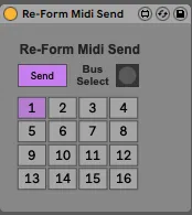 Re-Former Midi Send screenshot