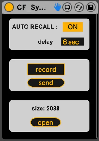 CF SYSEX Recorder screenshot