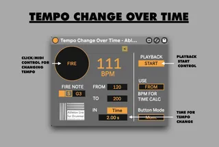 Tempo BPM Change over Time screenshot