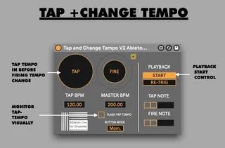 TAP and CHANGE Tempo BPM screenshot