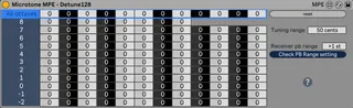 Microtone MPE Detune screenshot