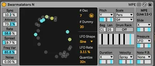 Swarmalators N screenshot