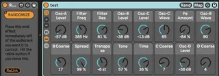 Rack Macro Knob Randomizer - For Audio Racks screenshot