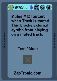 MIDIMuter screenshot