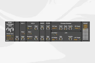 KORG Monologue Editor screenshot