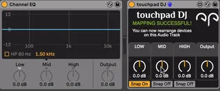 UEQ-1 Touchpad DJ Tool screenshot
