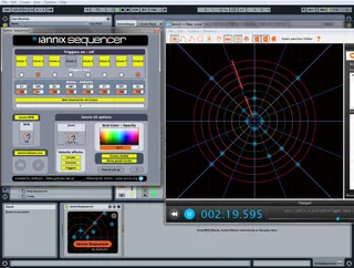 Iannix Sequencer screenshot