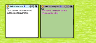 MXL Scratchpad screenshot