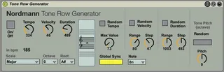 Tone Row Generator screenshot