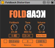 Foldback Distortion screenshot