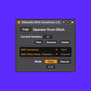 GMaudio MIDI Variations screenshot