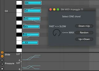 SM MIDI Arpeggio screenshot