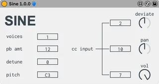 Sine Wave Generator screenshot