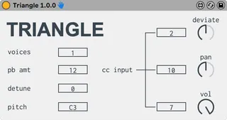 Triangle Wave Generator screenshot