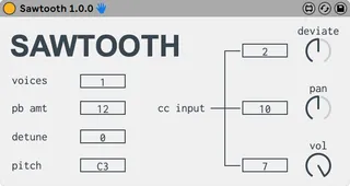 Sawtooth Wave Generator screenshot