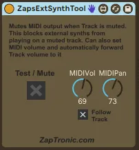 Zaps External Synth Tool screenshot