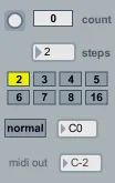 Note Stepper Midi Effect screenshot