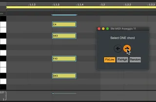 SM MIDI Arpeggio screenshot