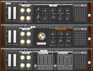 MatrixBRUTE Midi Control screenshot