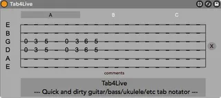 Tab4Live screenshot