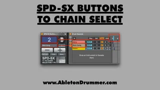 SPD-SX Buttons to Chain Selector screenshot