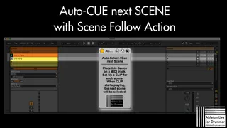 Scene Select and CUE the next scene screenshot