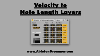 Velocity to Note Length Layers screenshot