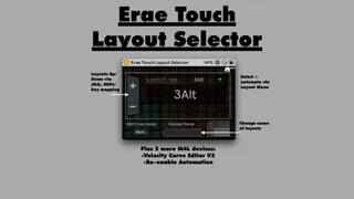 Erae Touch Layout Selector screenshot