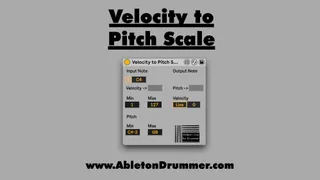 Velocity to Pitch Scale screenshot