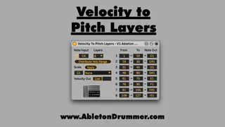 Velocity to Pitch Layers screenshot
