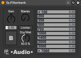 fp.Filterbank screenshot