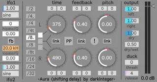 Aura shifting delay by darkInteger screenshot