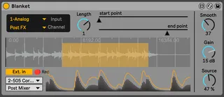 Blanket - an amplitude enveloper screenshot