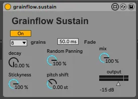 Grainflow.sustain screenshot
