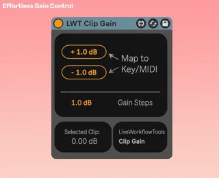 LiveWorkflowTools - Clip Gain screenshot
