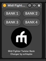 DJ Tech tools Midi Fighter Twister - Bank Changer screenshot