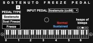 Sostenuto Freeze Pedal screenshot