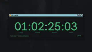 LTC Display - Timecode Reader for Ableton Live screenshot
