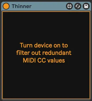 Thinner screenshot