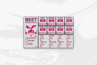 BEET - drum synthesiser screenshot