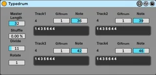 Typedrum screenshot