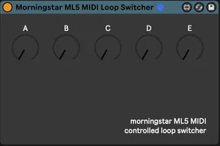 Morningstar ML5 MIDI Controlled Loop Switcher screenshot