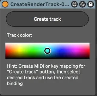 CreateRenderTrack screenshot