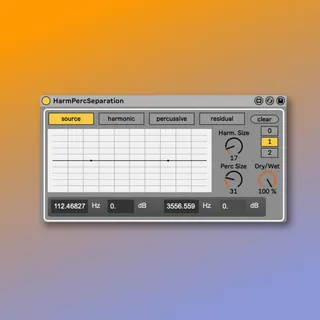 HarmPercSeparation screenshot