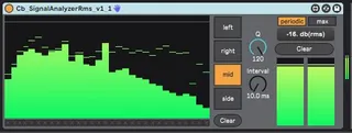 Signal Analyzer RMS Plus screenshot