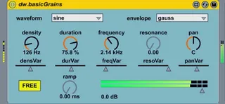 dw.basicGrains screenshot