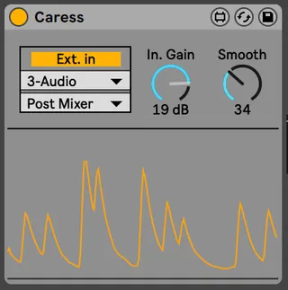 Caress - an amplitude envelope donor screenshot