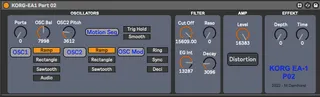 NRPN-Controller Korg EA-1 Part screenshot
